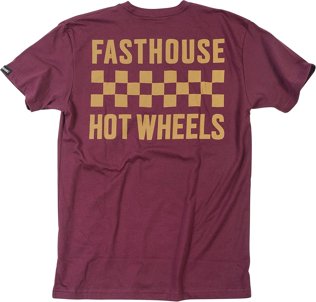 Polera Fasthouse Stacked Hot Wheels Café oscuro