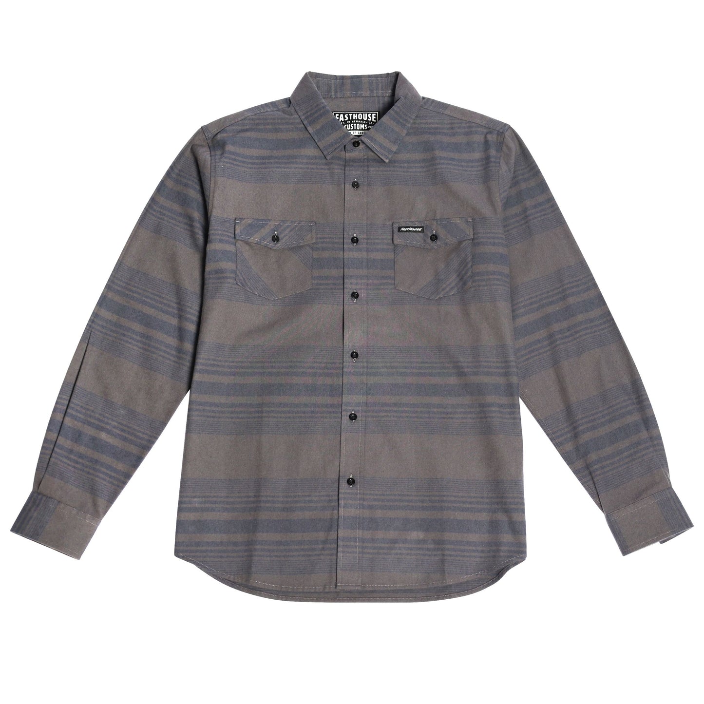 Camisa Fasthouse Saturday Night Special Gris/Azul