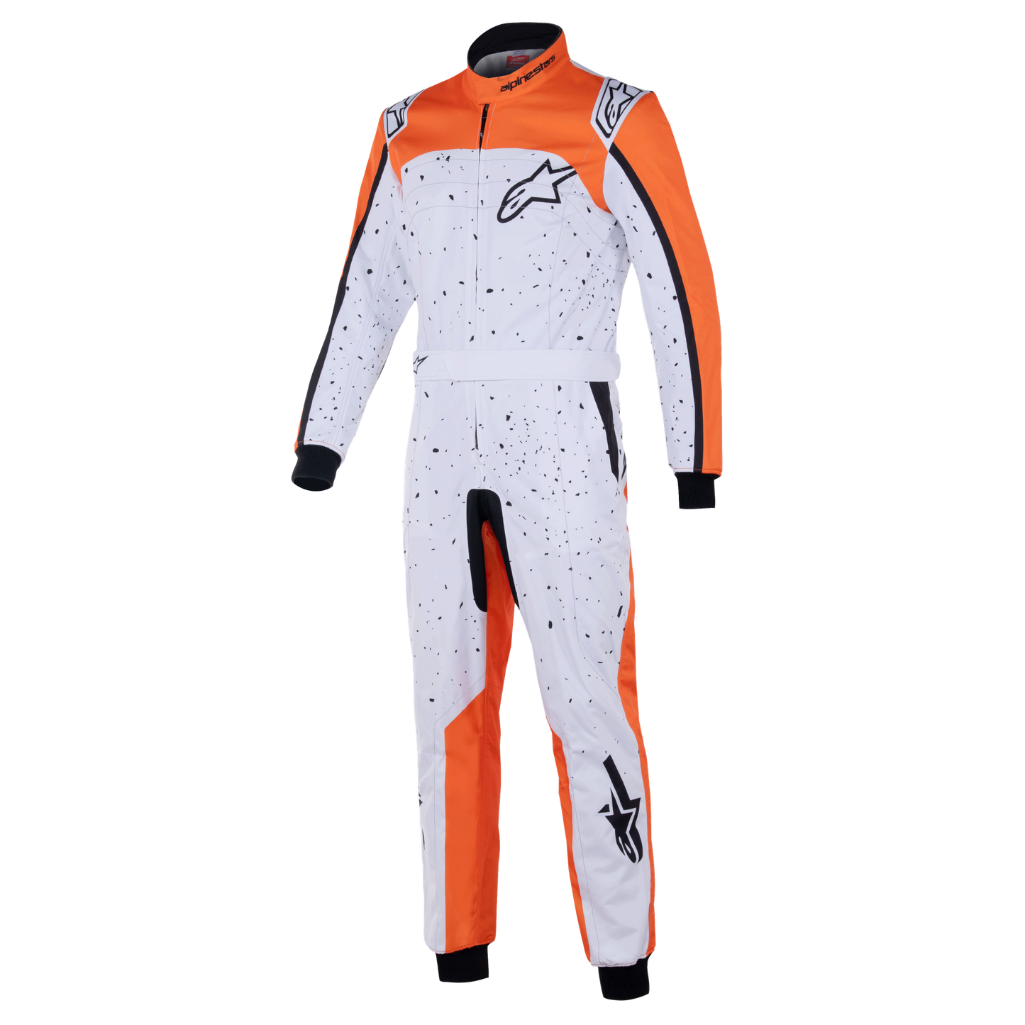 Buzo Karting Alpinestars Kmx-9 V3 Graphic 6 Blanco/Naranja