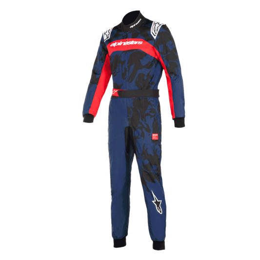 Buzo Karting Alpinestars Kmx-9 V3 Graphic 5 Azul/Rojo