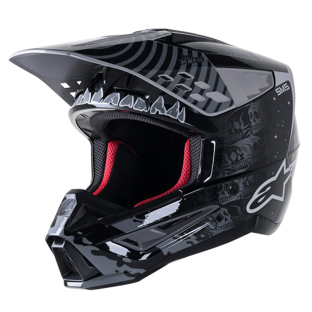 Casco SM5 Solar Flare Negro/ Gris/ Dorado