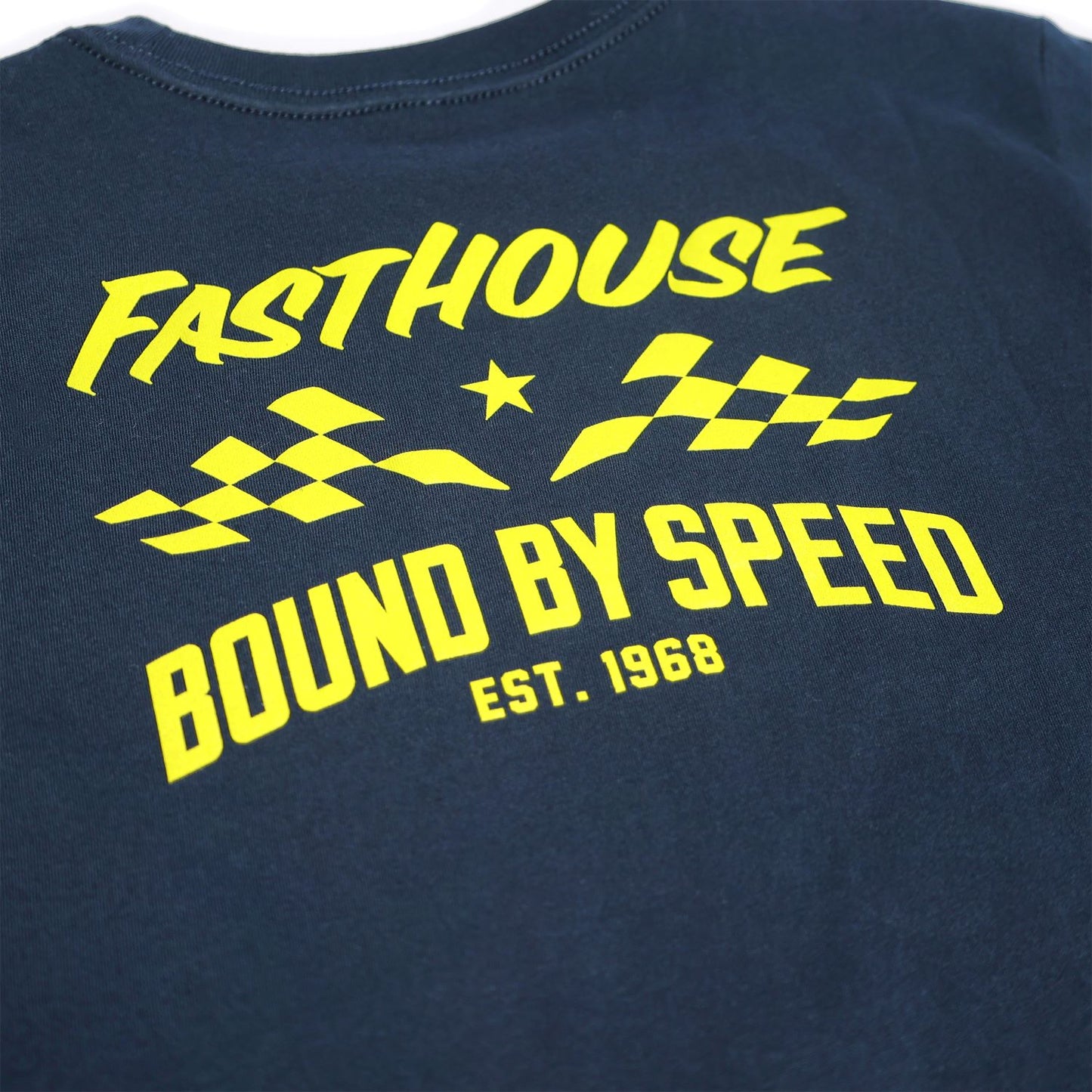 Polera niño Fasthouse Bound Azul