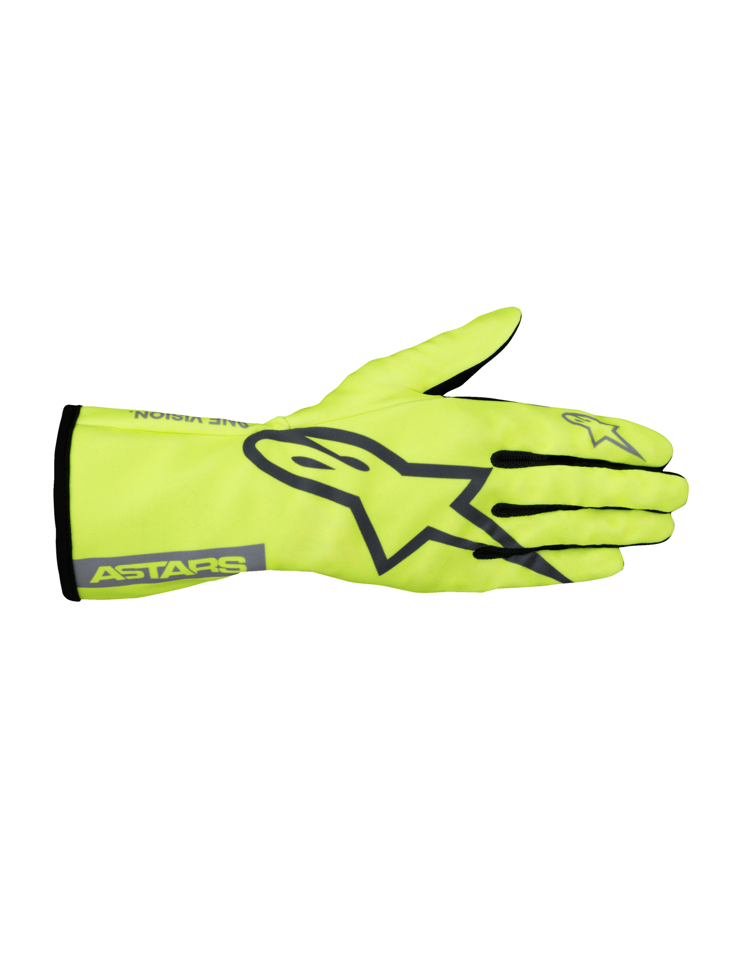 Guantes Karting niño Alpinestars Tech-1K Race V2 Pure Amarillo Fluor/Gris
