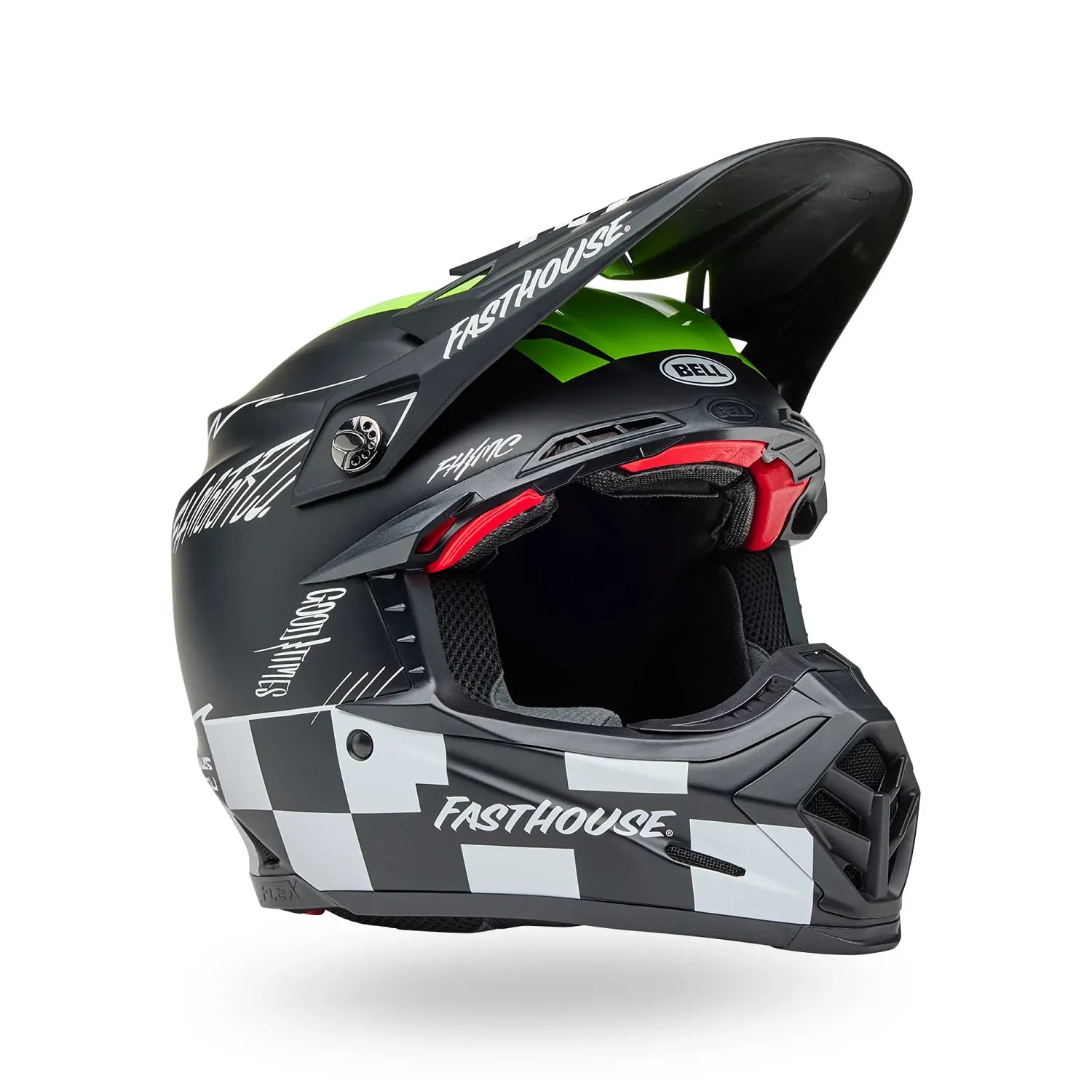 BELL オフロードヘルメット MOTO-9S FLEX ファストハウスLサイズ Casco Bell Moto-9S Flex Fasthouse Smoke Bomb