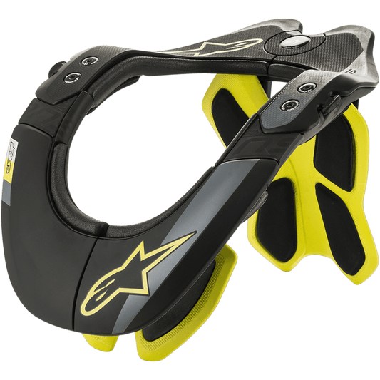 Cuello Alpinestars BNS Tech-2 Amarillo/Gris