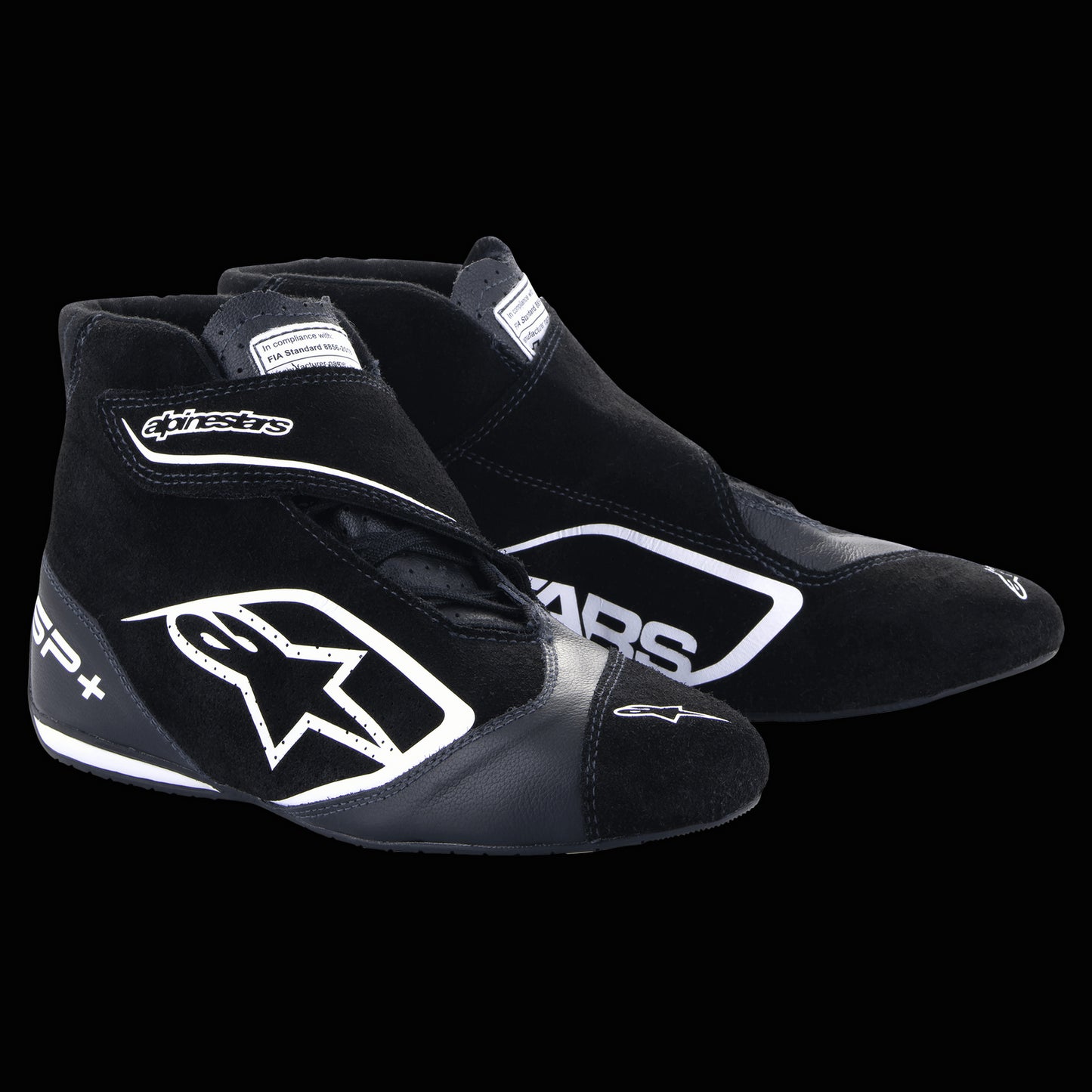 Zapatillas Auto Alpinestars SP+ FIA Negro/Blanco