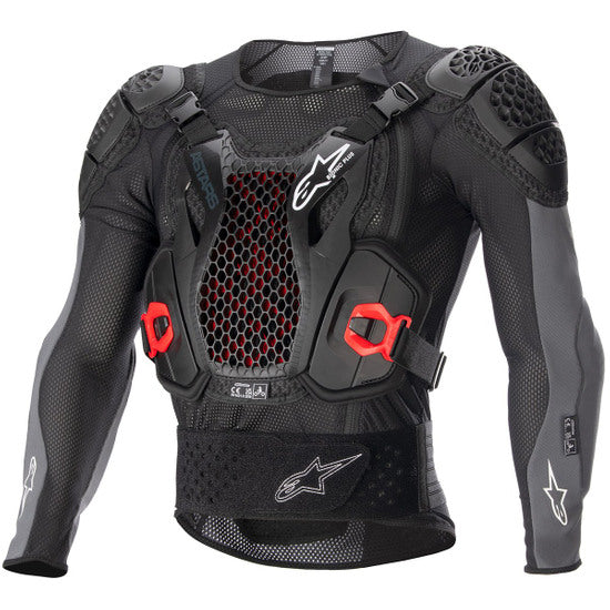 Chaqueta de Protección Bionic Plus V2 Negro Antracita/ Rojo