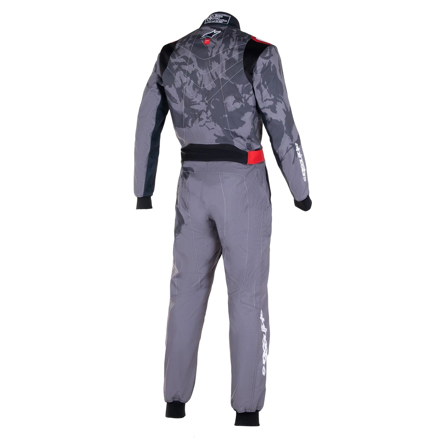 Buzo Karting Alpinestars Kmx-9 V3 Graphic 5 Gris/Negro