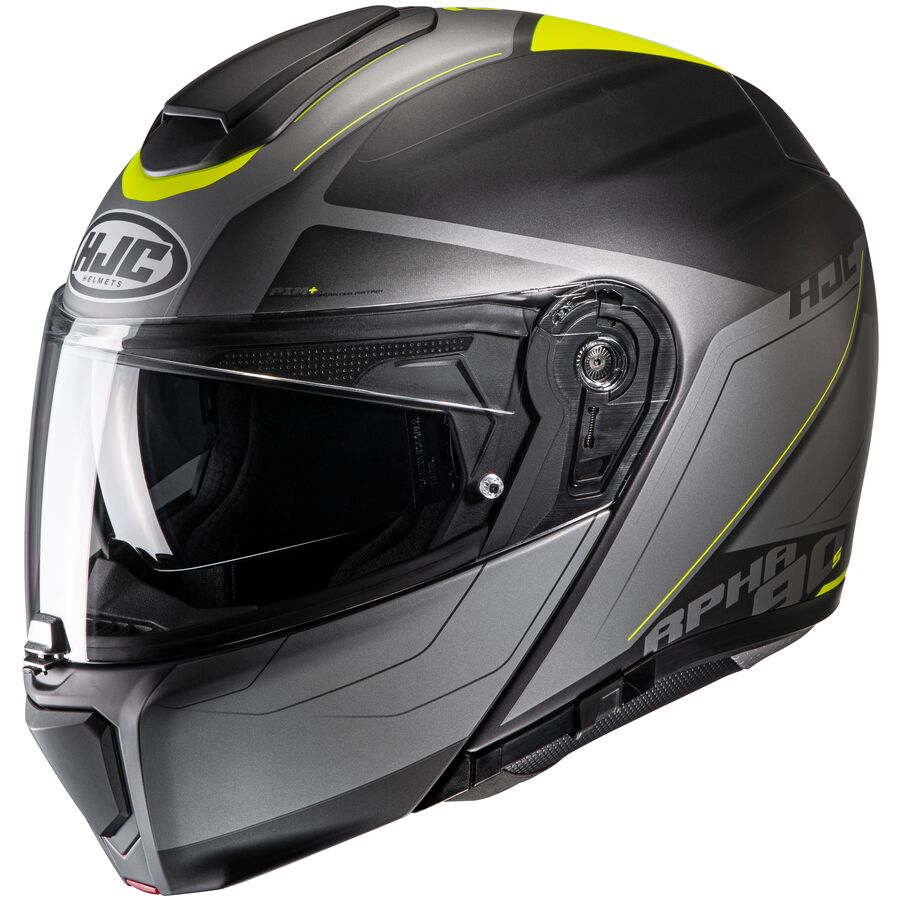 Casco HJC RPHA 90S Cadan MC3HSF Negro/Amarillo Fluor - Vista principal | Proshop Chile