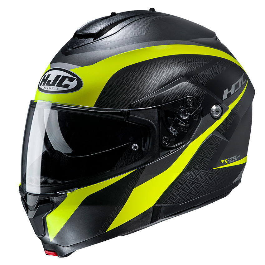 Casco HJC C91 Taly MC4HSF Negro/Gris/Amarillo - Vista interior | Proshop Chile