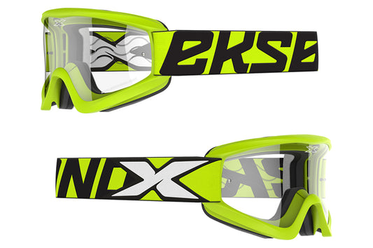 Antiparra Eks Brand Flatout Clear Amarillo/Negro