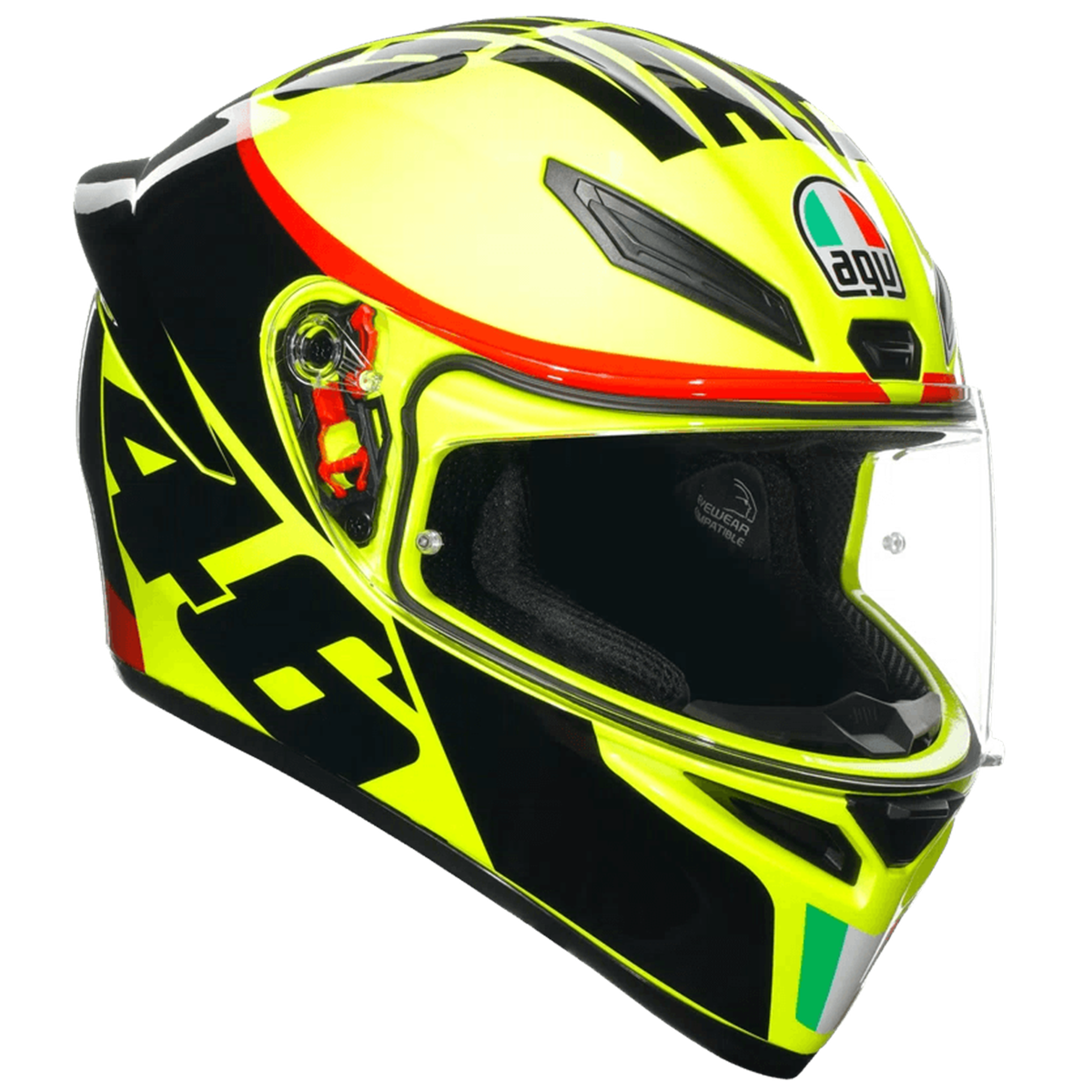 Casco AGV K1 S (2023) VR Grazie Vale - Vista principal | Proshop Chile