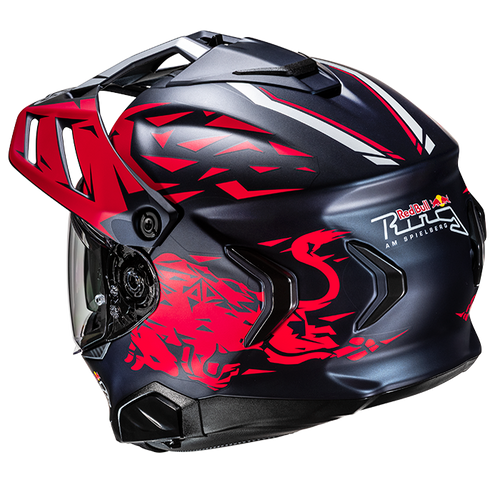 Casco HJC RPHA 60 SPIELBERG RED BULL - Vista posterior | Proshop Chile