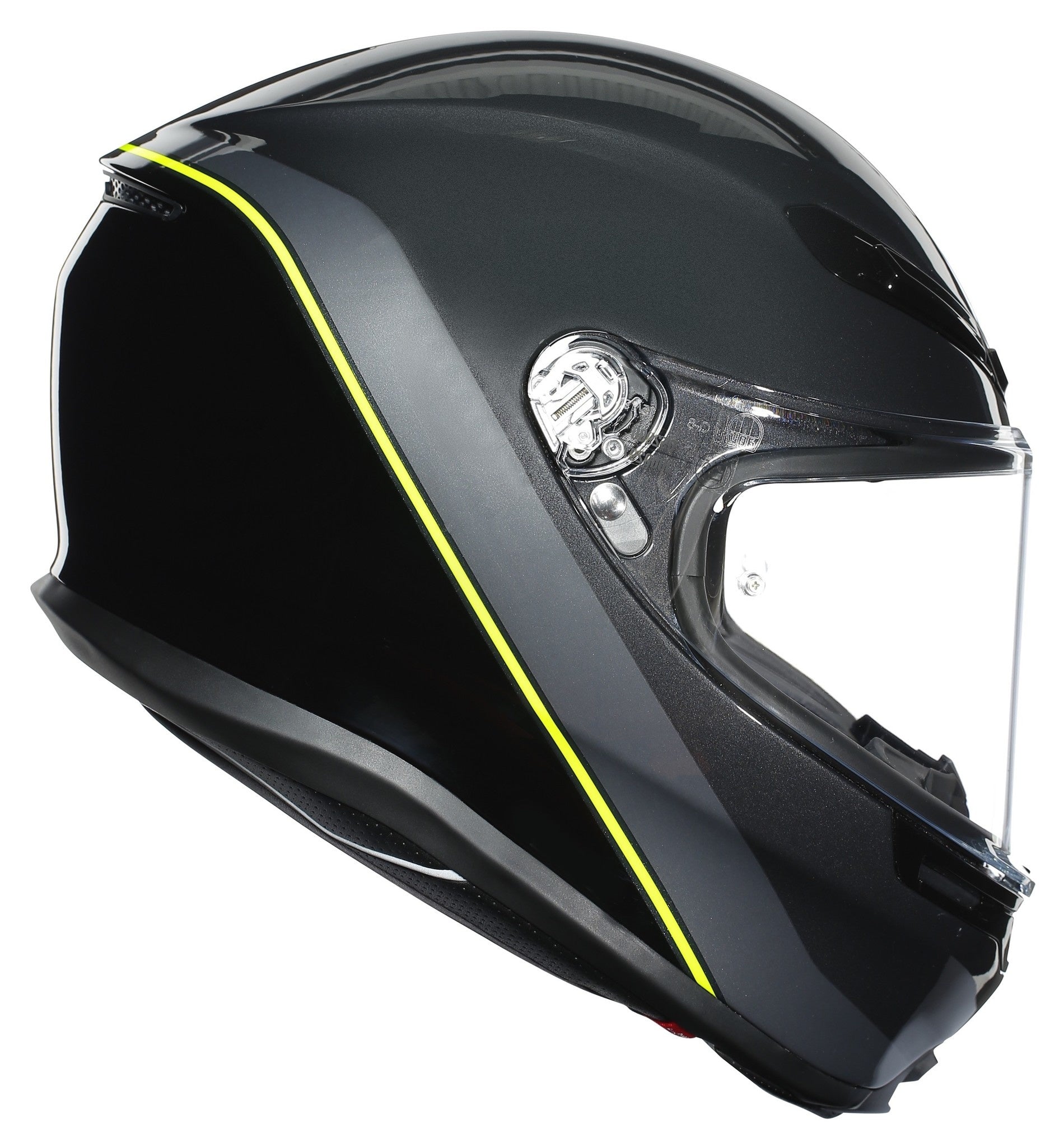 Casco AGV K6 Minimal Negro matte/Blanco/Rojo - Detalle | Proshop Chile