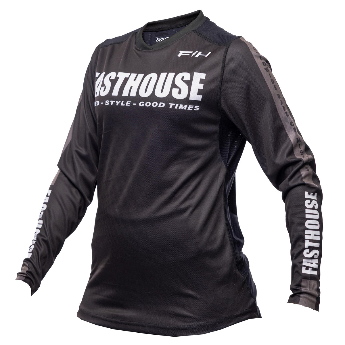 Jersey Moto MX Mujer Fasthouse Elrod Storm Negro
