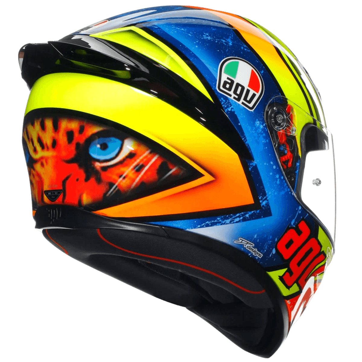 Casco AGV K1 S (2023) Izan - Vista posterior | Proshop Chile