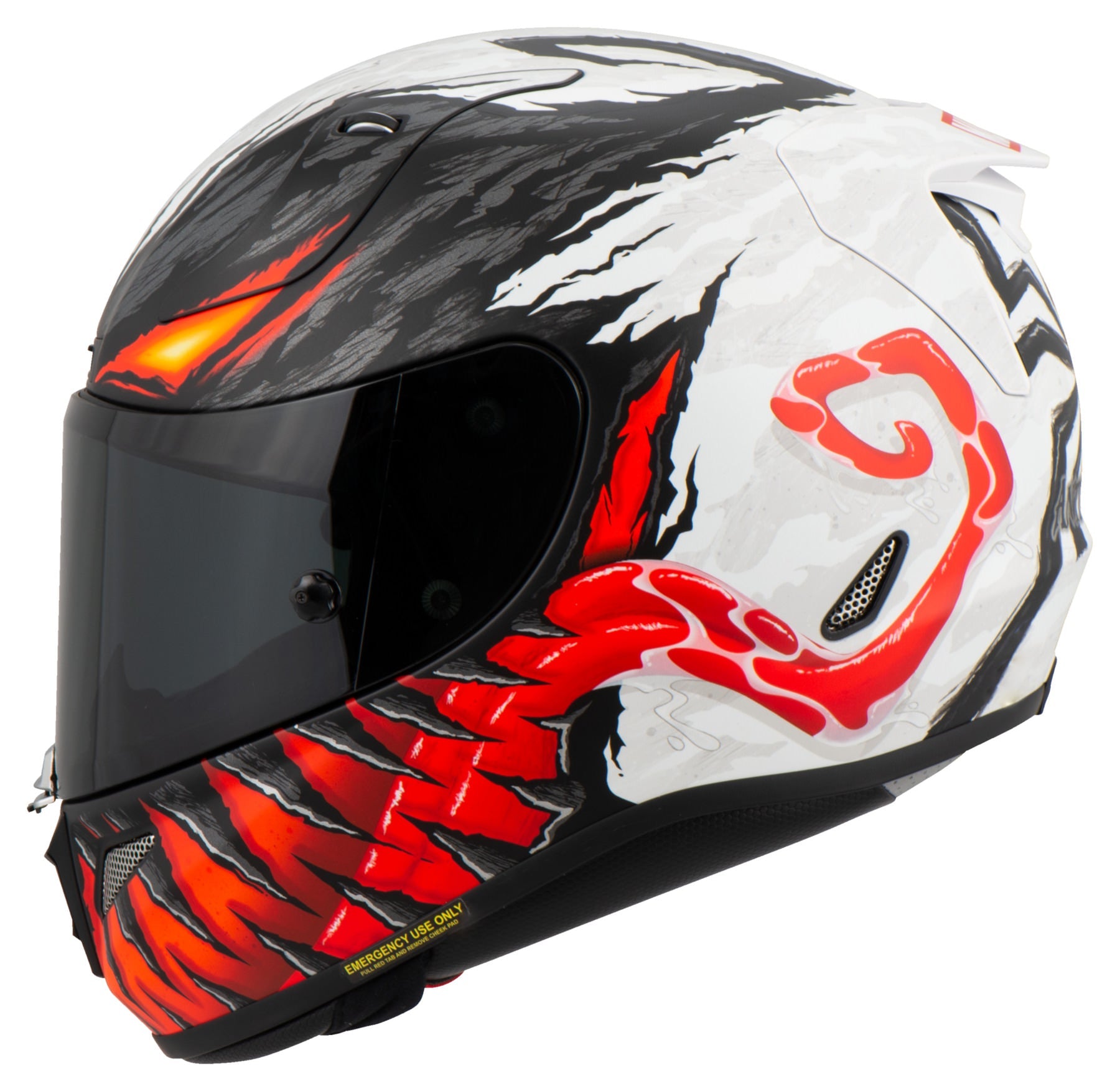 Casco HJC RPHA 11 Marvel - Anti Venom - Vista lateral | Proshop Chile