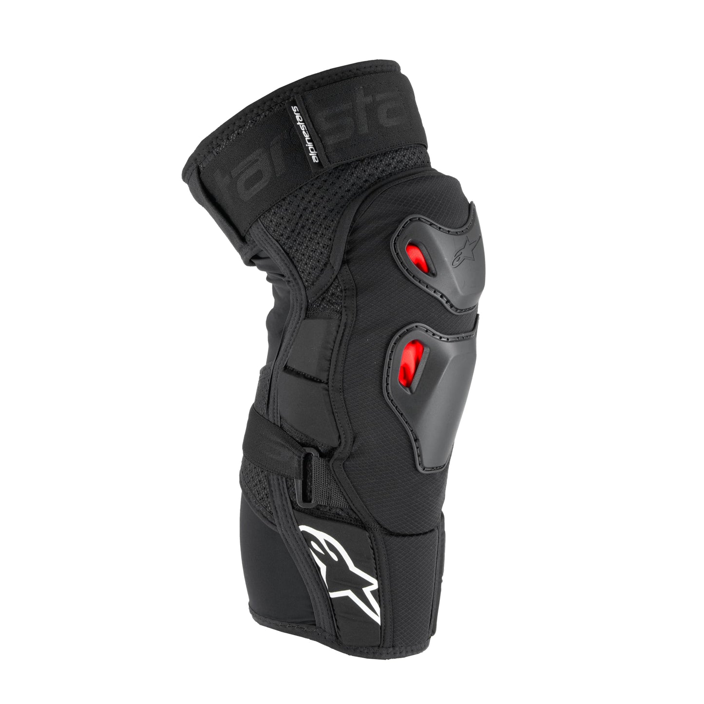 Rodilleras Pro plasma Negro/ Blanco/ Rojo Brillante