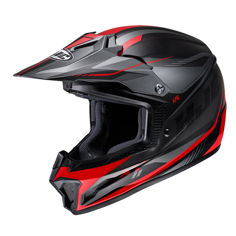 Casco HJC CL-XY II Drift - Niños/Juvenil- MC1SF Negro/Gris/Rojo - Vista principal | Proshop Chile