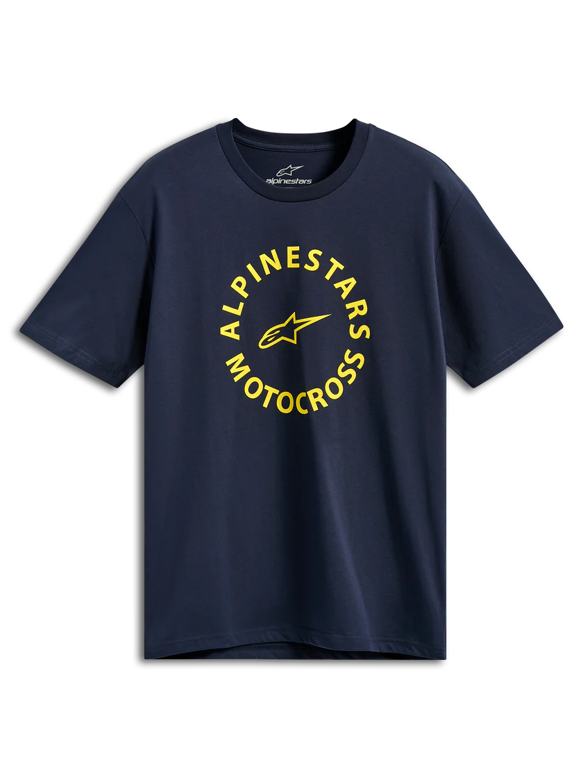 Polera Alpinestars MX SS CSF Azul Oscuro