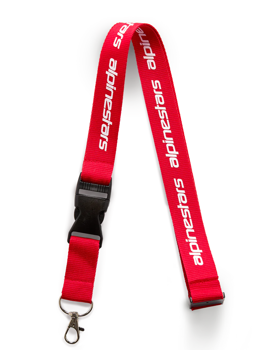 Lanyard Alpinestars Linear Rojo/Blanco