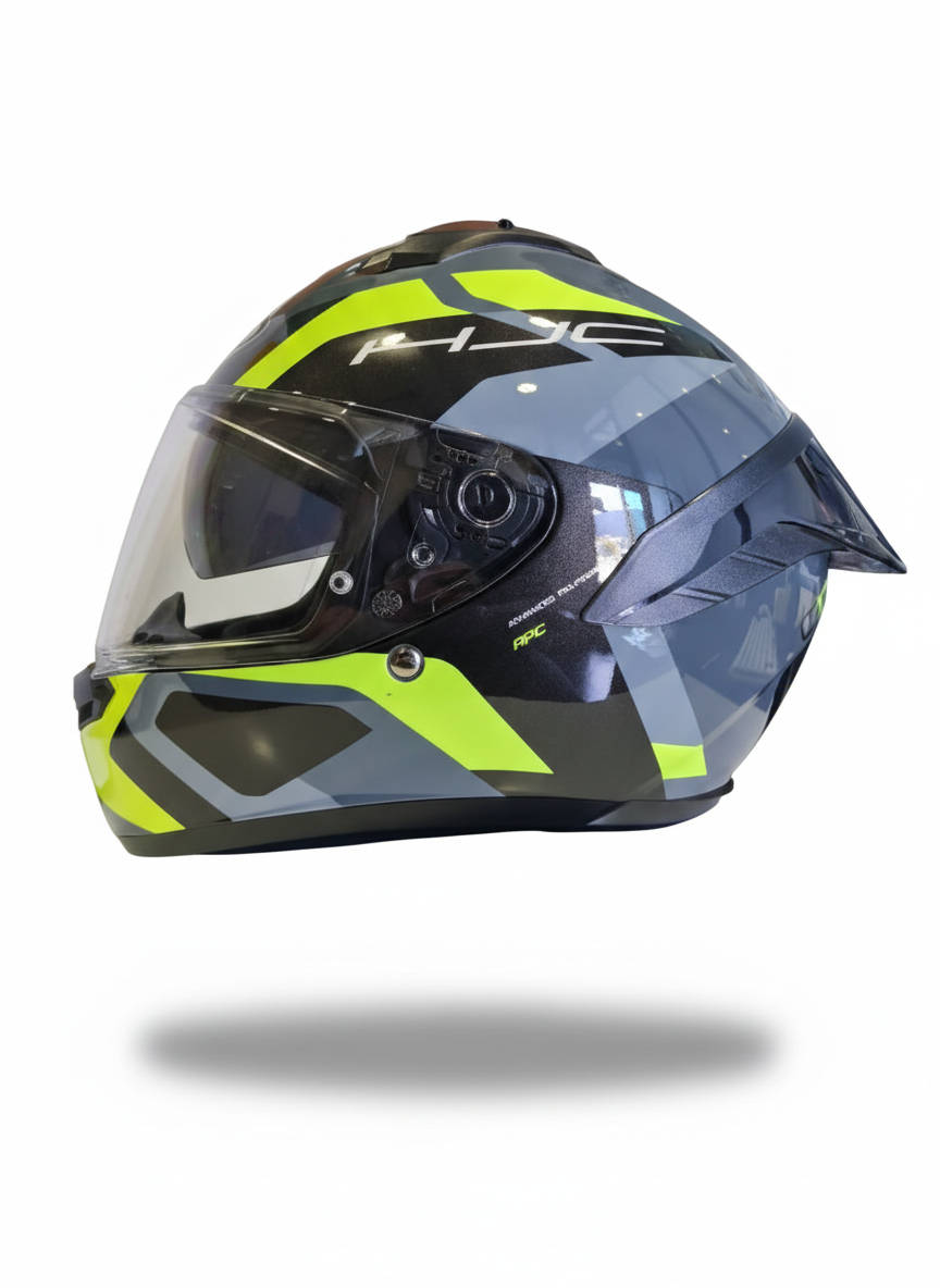 Casco HJC C10 Tins Aero MC3H Amarillo Fluor/Negro - Vista interior | Proshop Chile