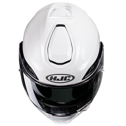 Casco HJC RPHA 91 Solid Blanco Perla - Vista posterior | Proshop Chile