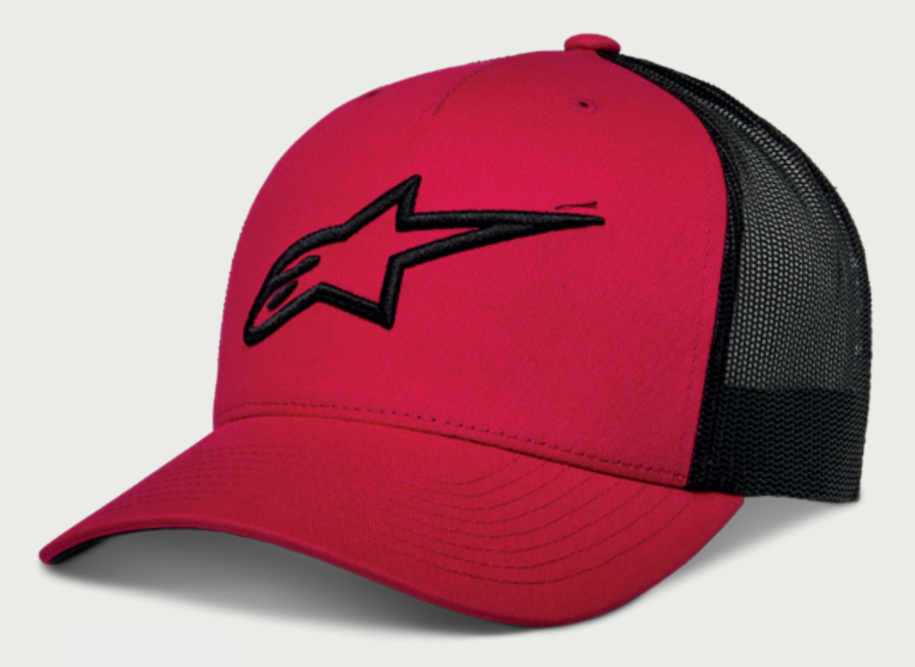 Gorro Alpinestars Ageless Trucker Negro/ Rojo