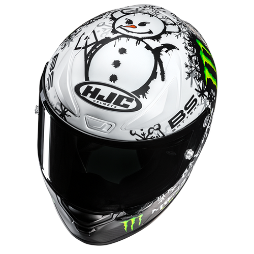 Casco HJC RPHA 1 V2 Carbon Snow Diablo MC10SF - Vista lateral | Proshop Chile