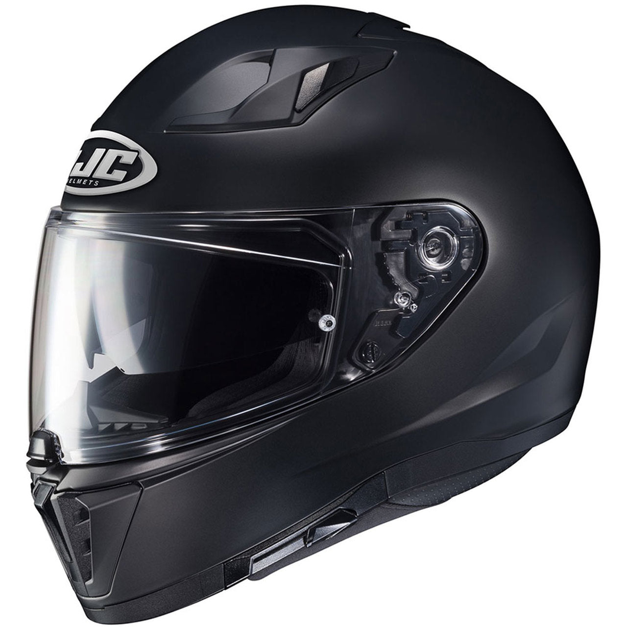 Casco HJC i70 Monocolor Negro Matte - Vista lateral | Proshop Chile