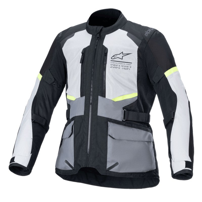 Chaqueta Moto Calle Alpinestars Andes Air Drystar Gris Claro/Gris Oscuro/Negro