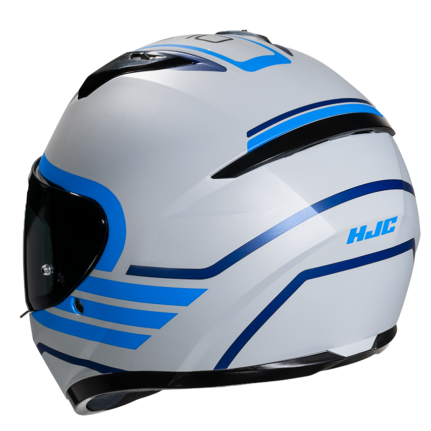 Casco HJC C10 Lito MC2SF Azul/Gris Claro - Vista principal | Proshop Chile