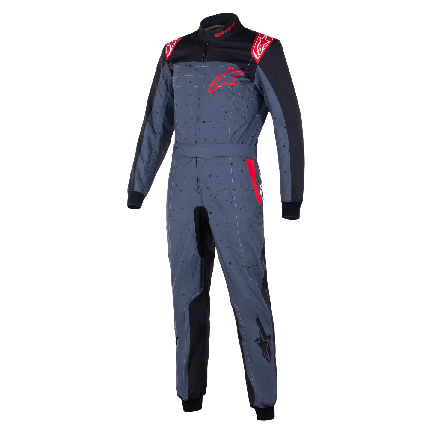 Buzo Karting Alpinestars Kmx-9 V3 Graphic 6 Gris/Negro/Rojo