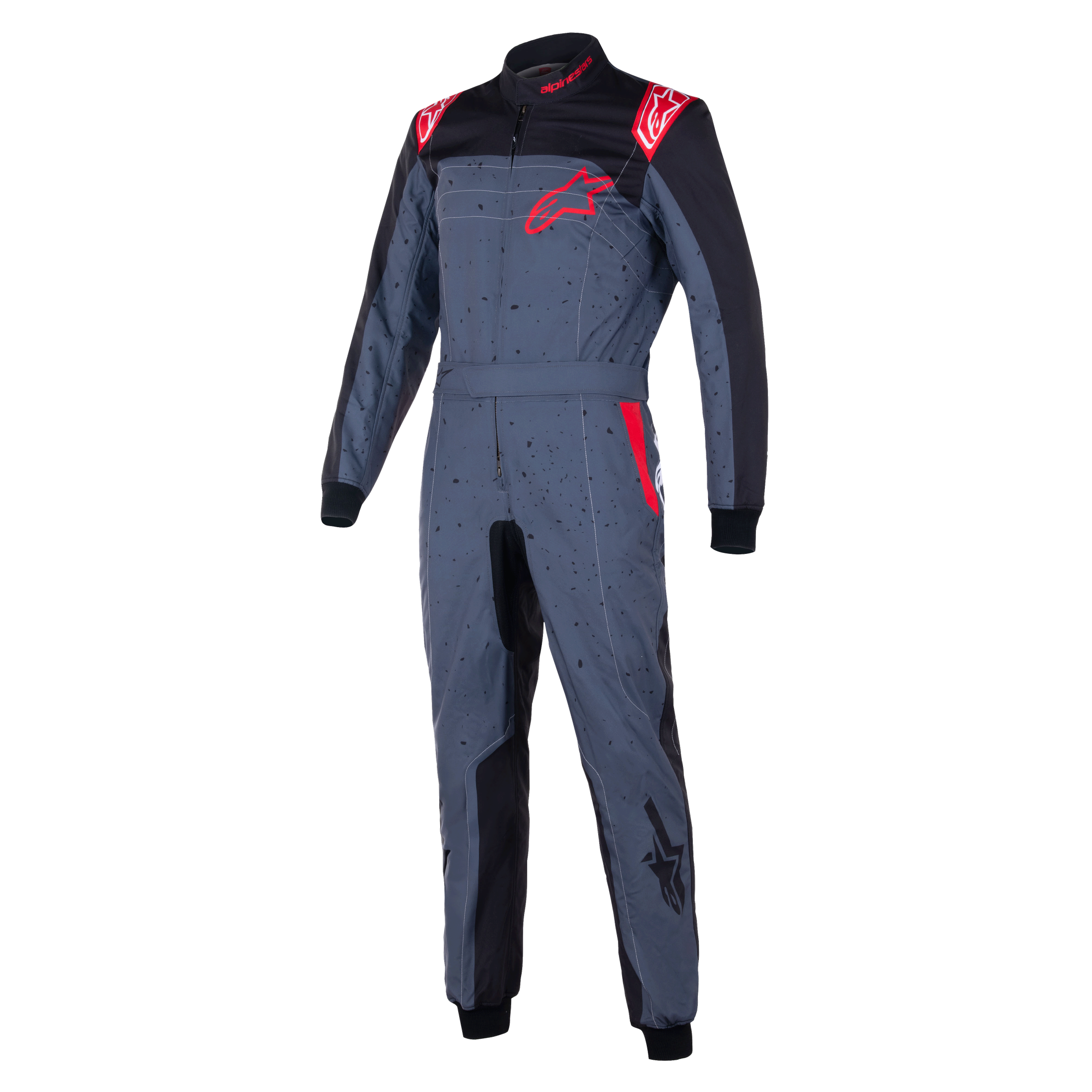 Buzo Karting Alpinestars Kmx-9 V3 Graphic 6 Gris/Negro/Rojo
