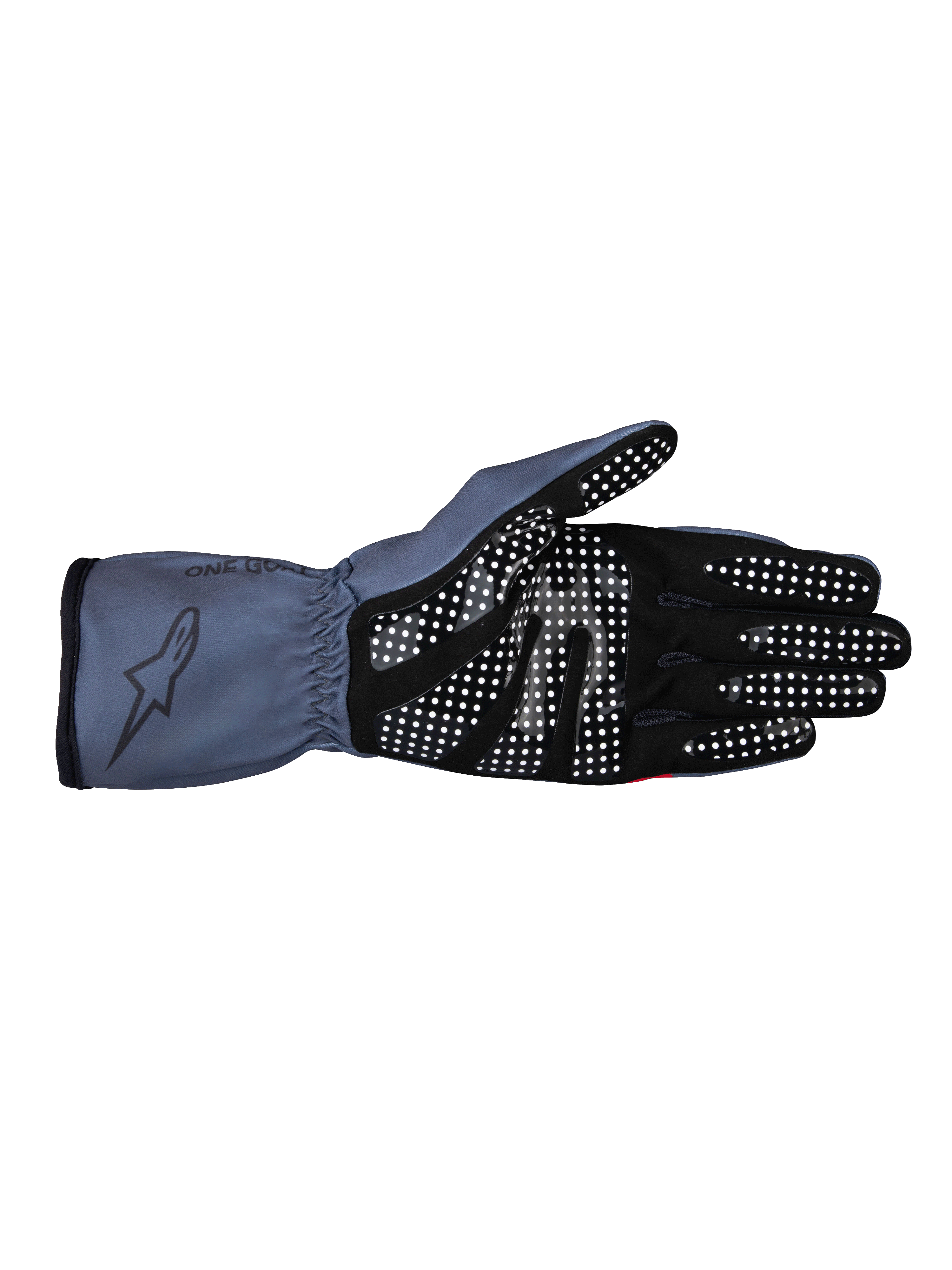 Guantes Karting Alpinestars Tech-1K Race V2 Pure Gris/Rojo - vista 2