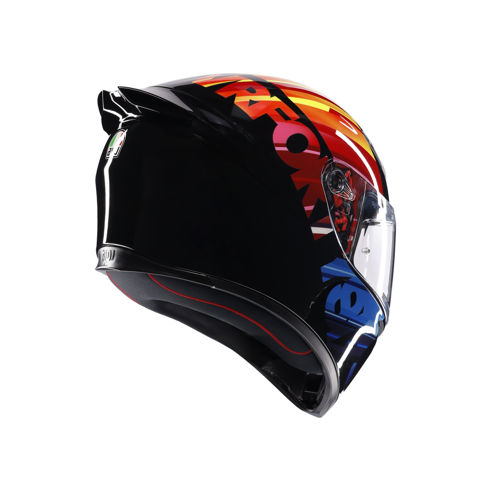 Casco AGV K1 S Pulse 46 - Vista posterior | Proshop Chile