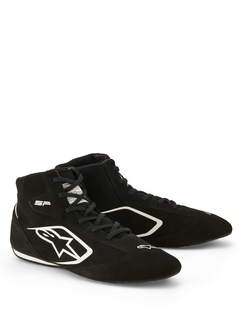 Zapatillas Auto Alpinestars SP V3 Negro/Blanco FIA-SFI