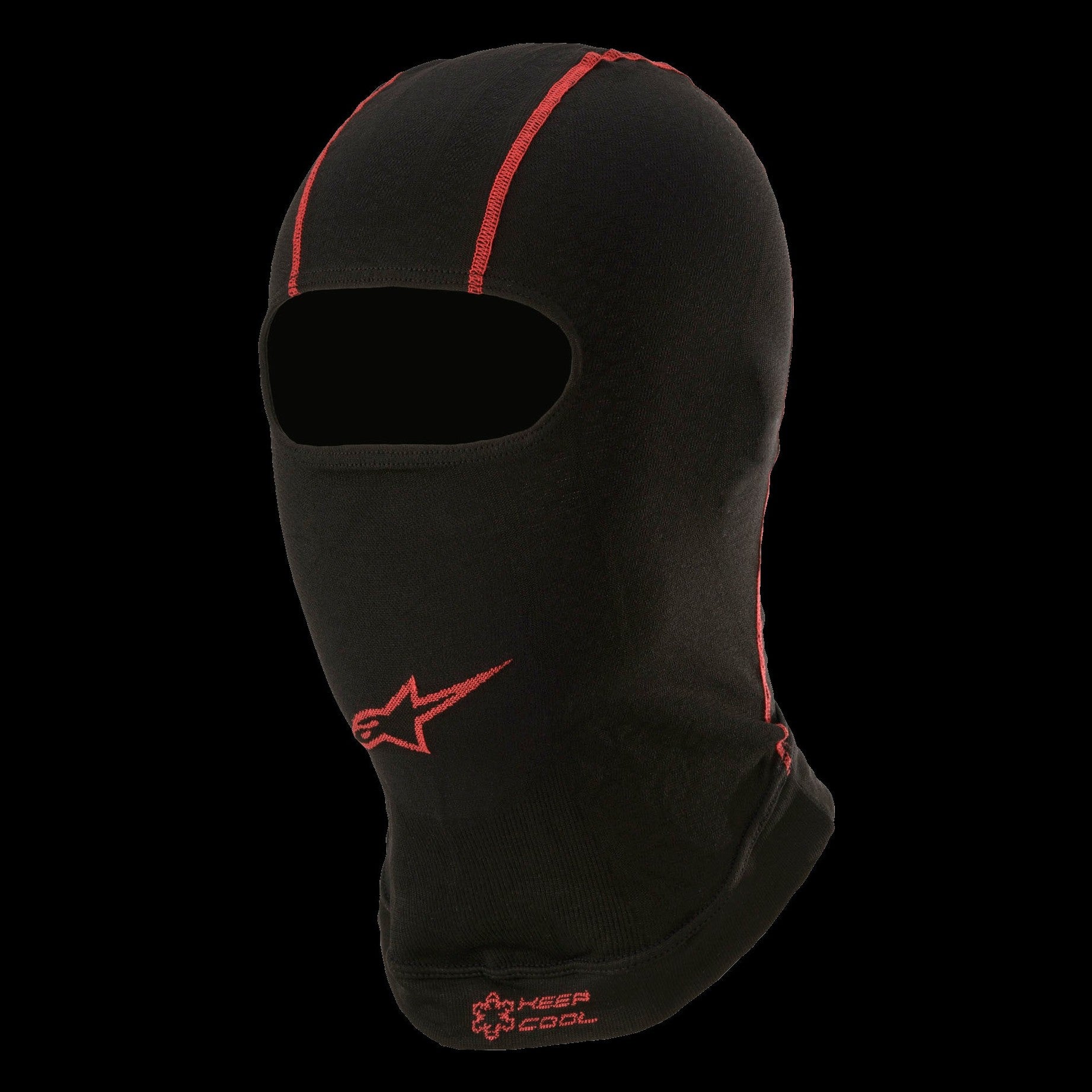 Máscara Karting Alpinestars KX Negro/Rojo