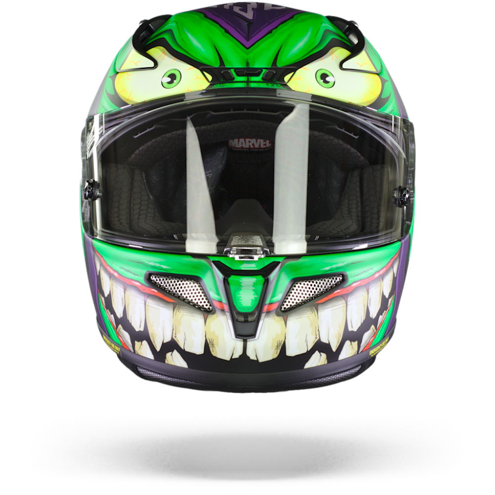 Casco HJC RPHA 11 Marvel - Green Goblin - Vista lateral | Proshop Chile