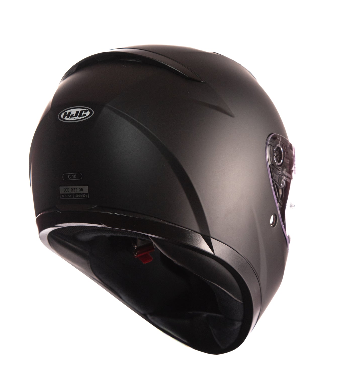 Casco HJC C10 Aero Negro Matte - Vista lateral | Proshop Chile