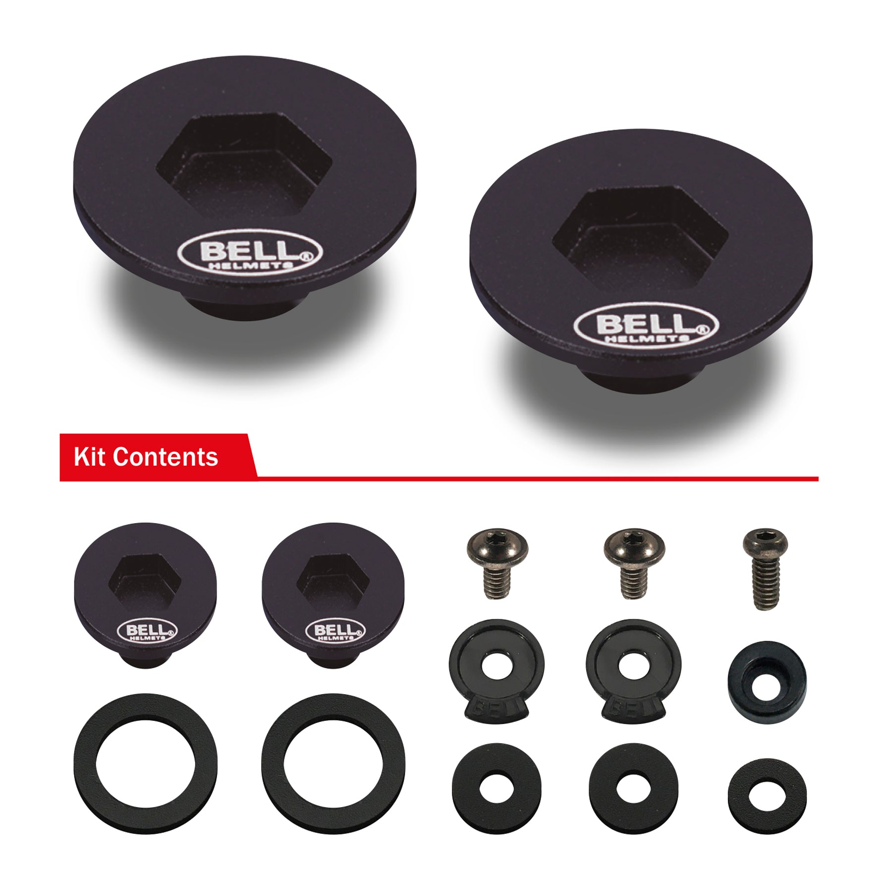 Perno para visera BELL SV-SE07 Negro
