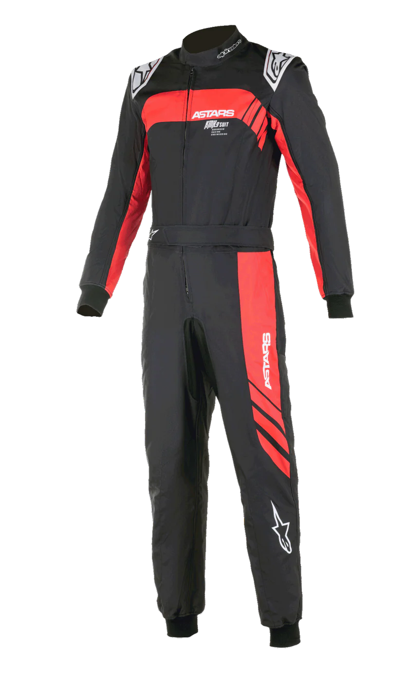 Buzo Karting Alpinestars Kmx-9 V3 Graphic 3 Negro/Rojo
