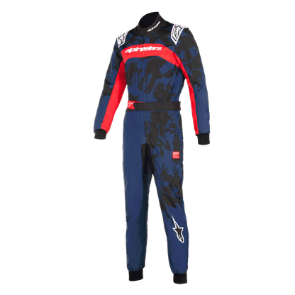 Buzo Karting Alpinestars Kmx-9 V3 Graphic 5 Azul/Rojo