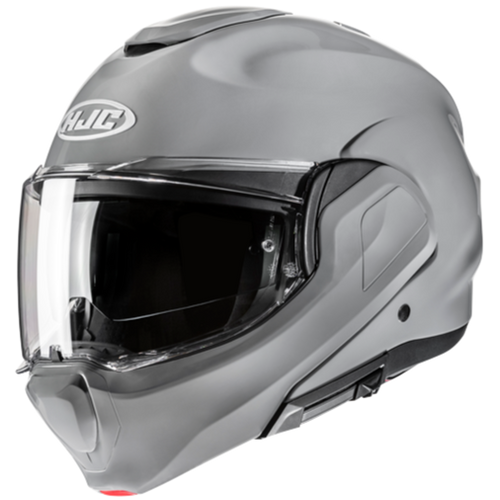 Casco HJC F100 Solid Negro Matte - Vista lateral | Proshop Chile