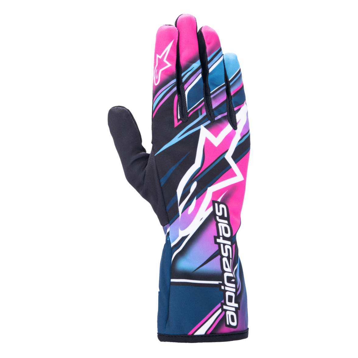 Guantes Kart Alpinestars Race V2 Competition Rosado/Azul para karting