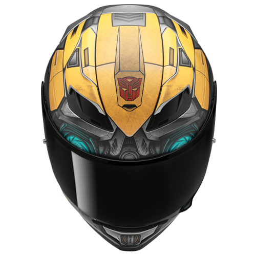 Casco HJC F71 - Bumblebee MC3SF Amarillo/ Azul - Vista principal | Proshop Chile