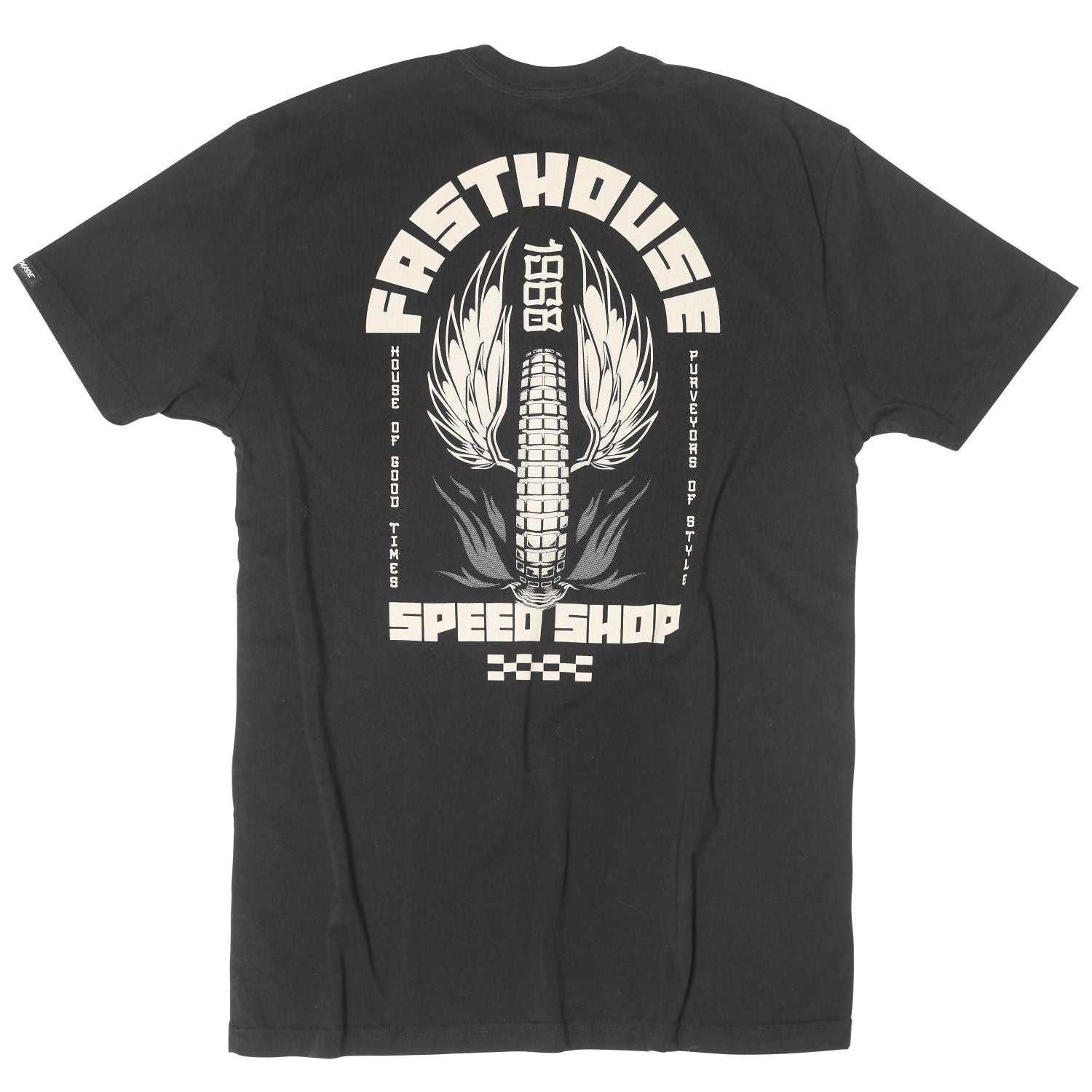 Polera Fasthouse Iron Steed Negro