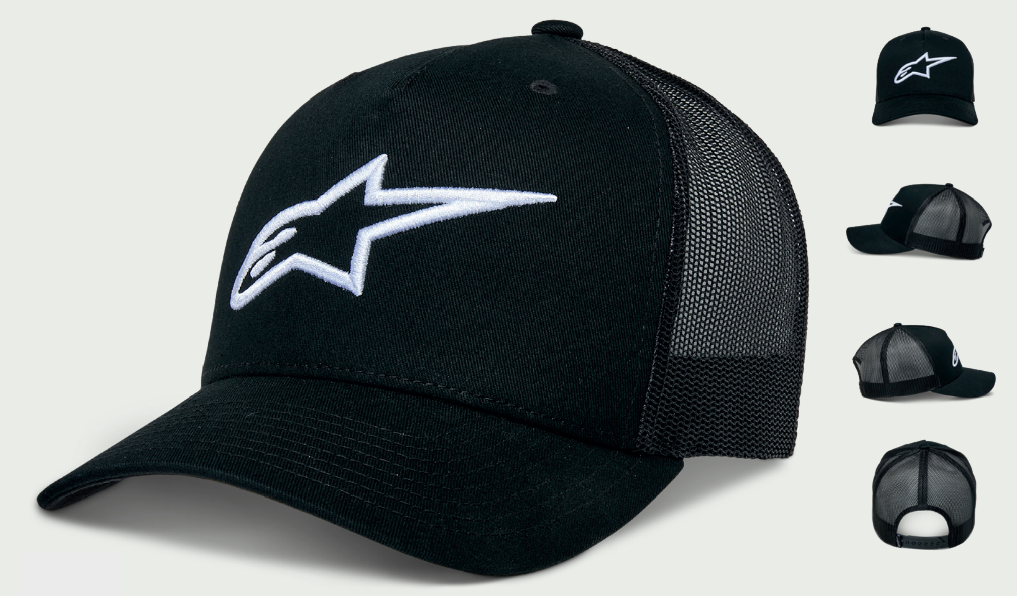 Gorro Alpinestars Ageless Trucker Negro/ Negro