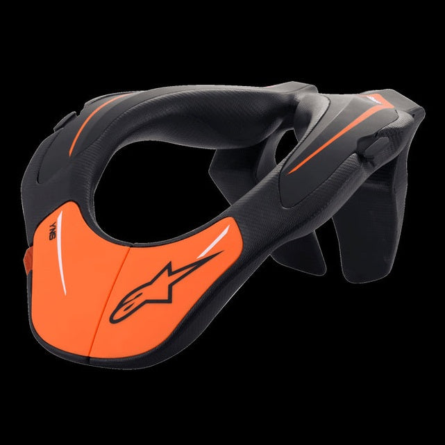 Cuello Alpinestars Support Negro/Naranja para karting