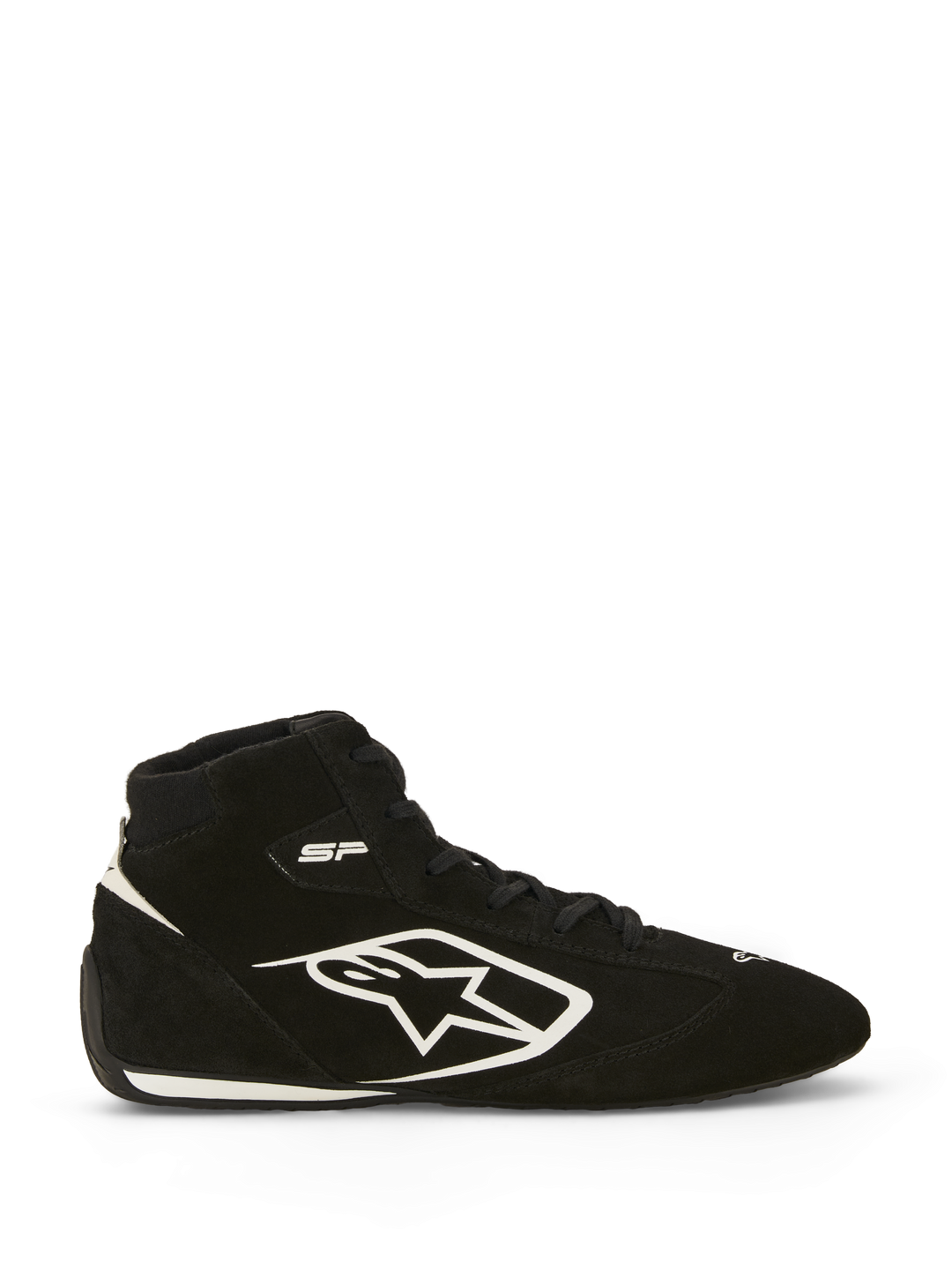 Zapatillas Auto Alpinestars SP V3 Negro/Blanco FIA-SFI para automovilismo